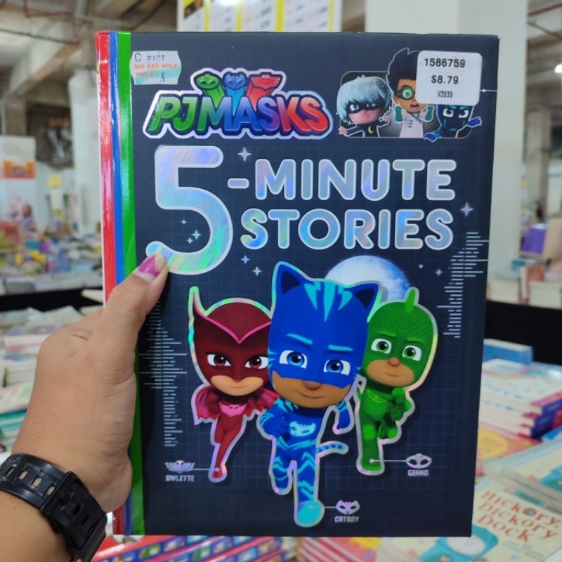 BIG BAD WOLF BOOKS • PJ MASKS 5-MINUTE STORIES - BUKU CERITA ANAK BBW IMPORT