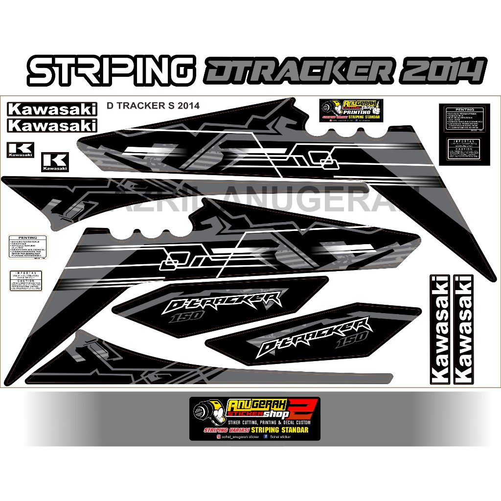 Striping Dtracker old 2014 Abu abu