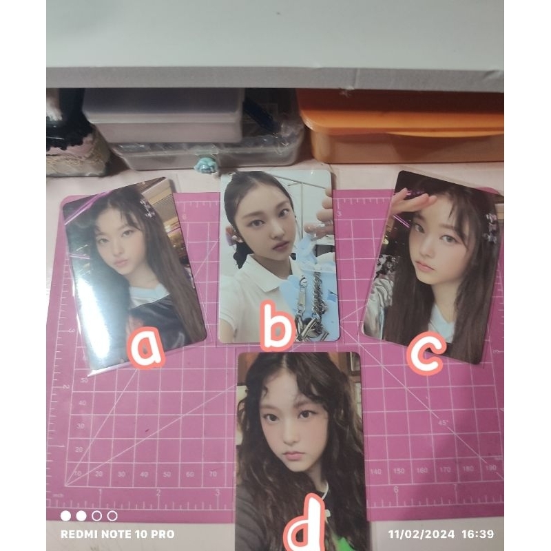 Haerin newjeans official photocard