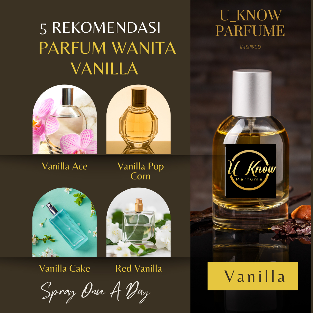 U_Know Parfume // Parfum Vanilla Aroma Meninggalkan Jejak