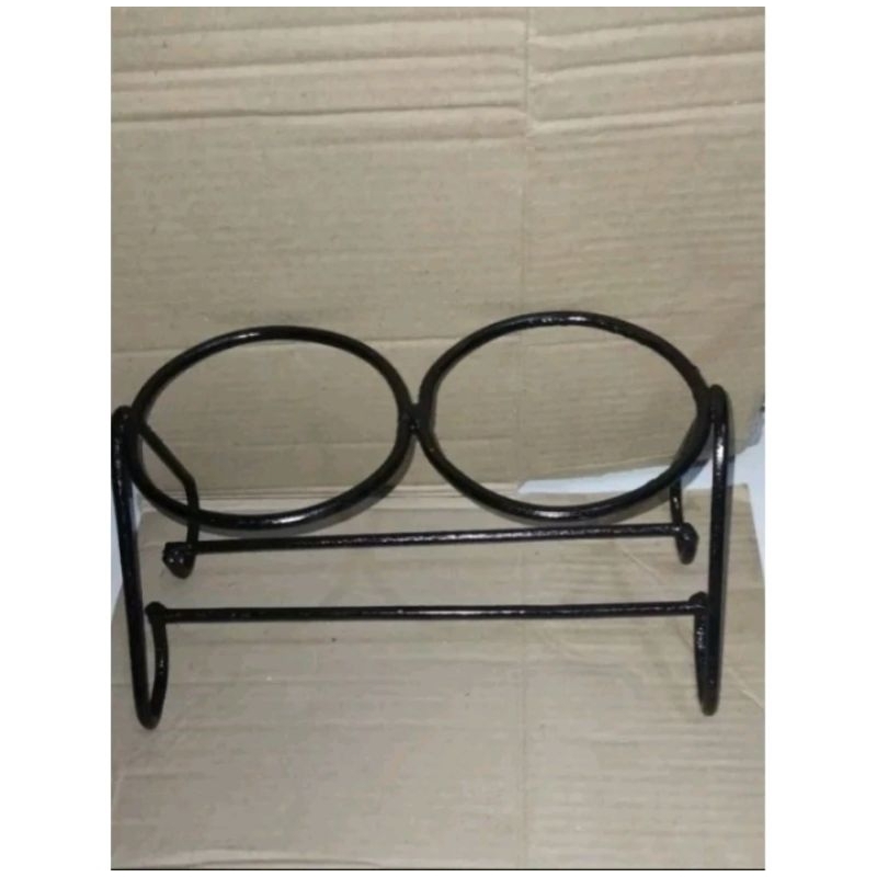 Rak Kembar Botol Minyak 2in1 1 Liter - Tatakan Botol Minyak 1 Liter