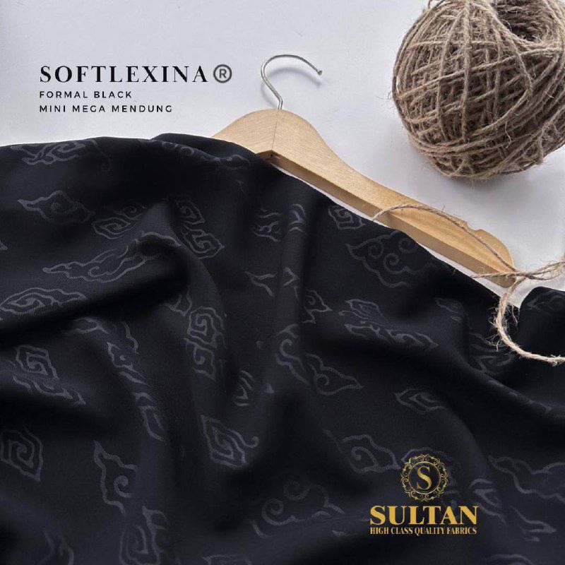 Soft lexina formal black emboss  mini mega mendung + parangkusumo + saudia + ivy fall + exotic + rad