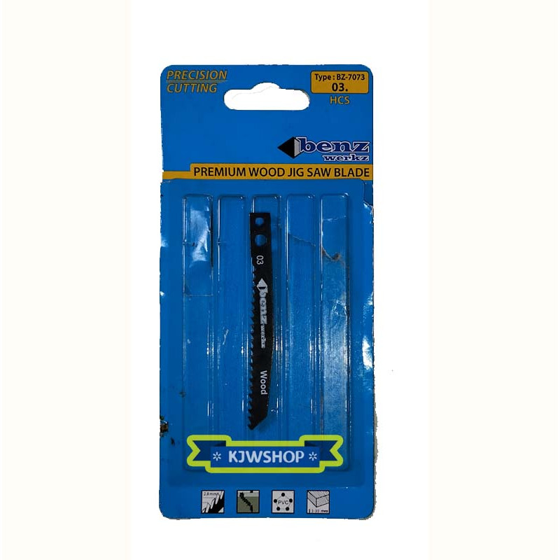 Mata Gergaji JigSaw 2 Lubang No 3 Graji Jig Saw tipe 2 Lubang Panjang BENZ No 3 Mata Jigsaw No.3 Mat