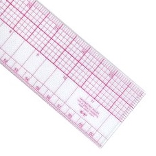 

Prm Penggaris Jahit Quilting Ruler Lurus B97 Transparan 45