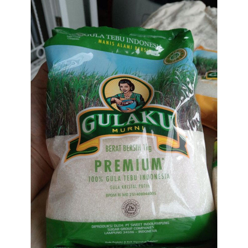 

gulaku 1 kg 1000 gram gula pasir putih berkualitas