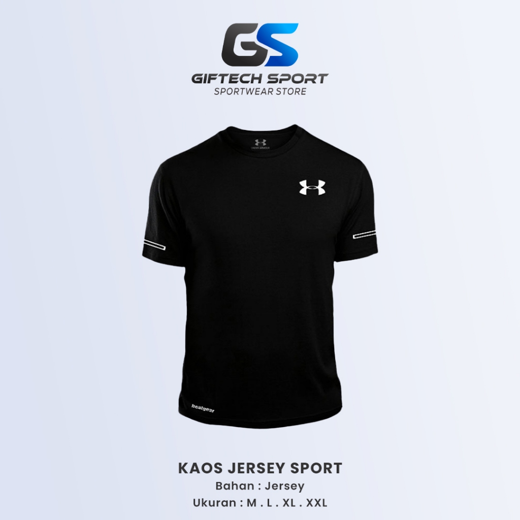 ND3 Paket Lengkap Setelan Olahraga Pria Baju Kaos Olahraga Dryfit Manset Tangan Lets Slim Manset