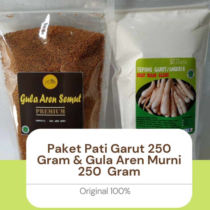

Paling dicari PAKET PATI ASAM LAMBUNGTEPUNG GARUT DAN GULA AREN SEMUT MURNI 2525 GRAM