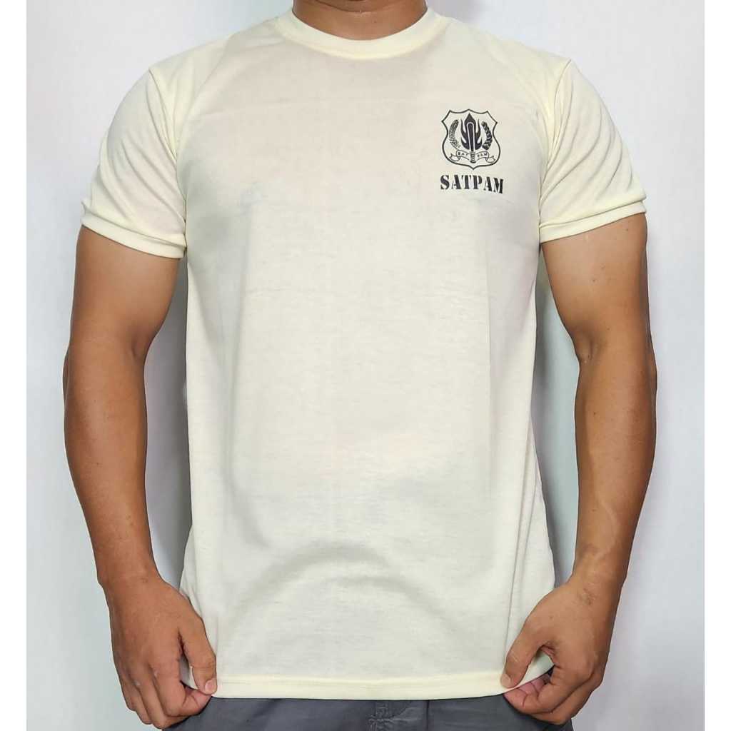 Security Satpam kaos security terbaru baju kaos dalaman satpam security Kaos Krem Satpam Security Te