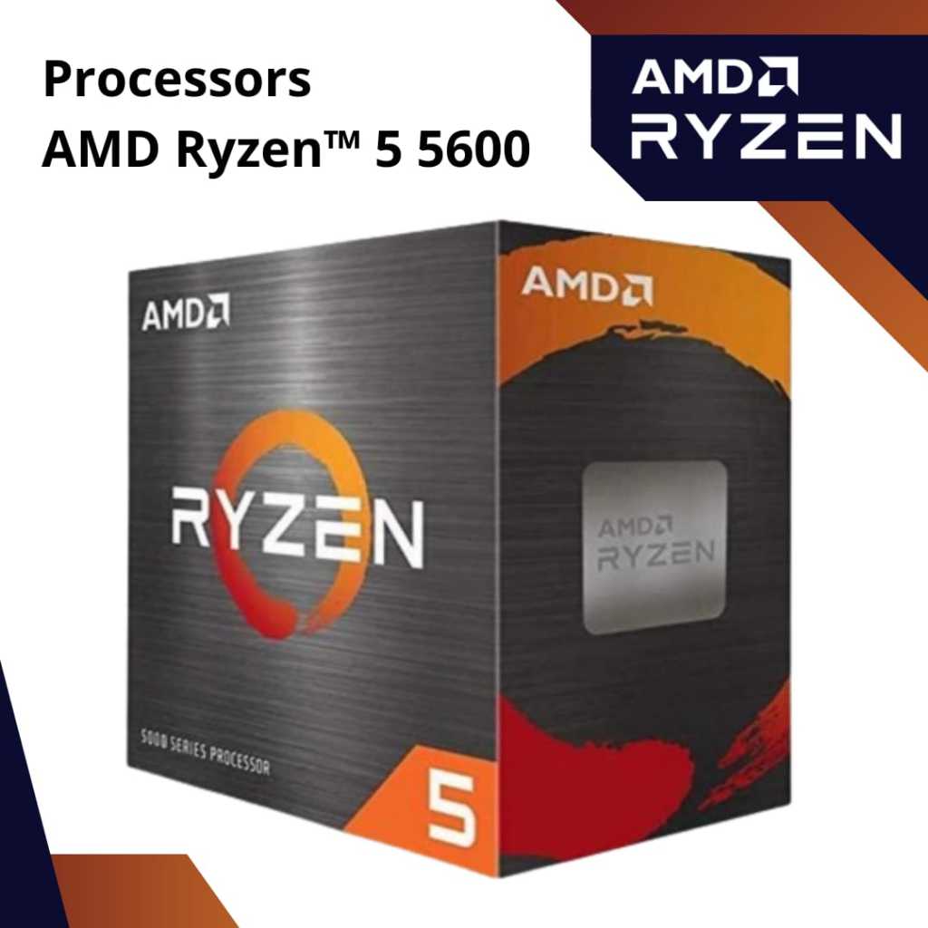 AMD Ryzen™ 5 5600 Desktop Processors | Ryzen 5 5000 Series 6-Core AM4