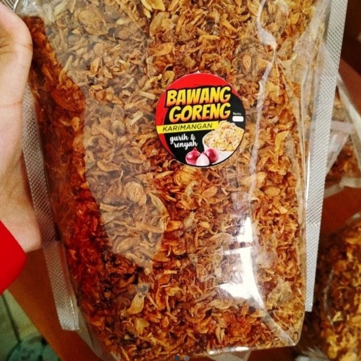 

Good Order Bawang merah goreng Karimangan 2 gram plastik pouch