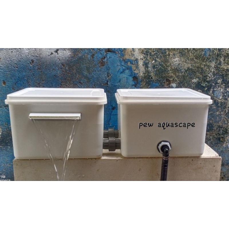 box filter kolam ikan koi trickle filter kolam koi aquarium media filter chamber kolam