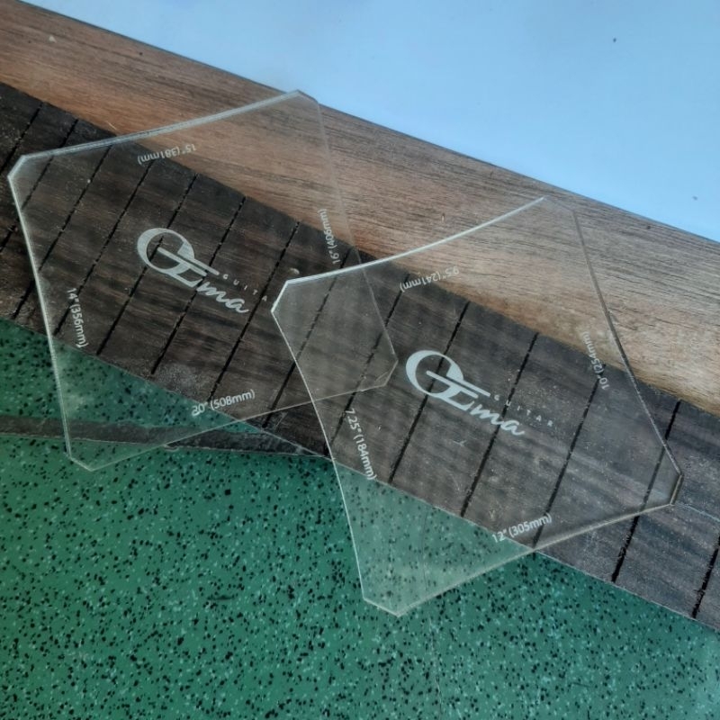 radius gauge/penggaris radius gitar