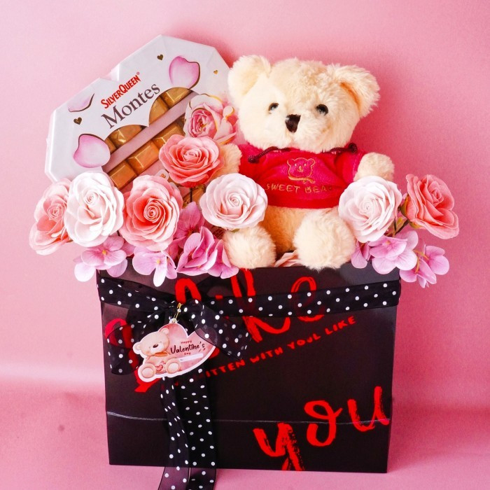 

NEW Valentine hampers kado valentine premium bunga valentine gift kado