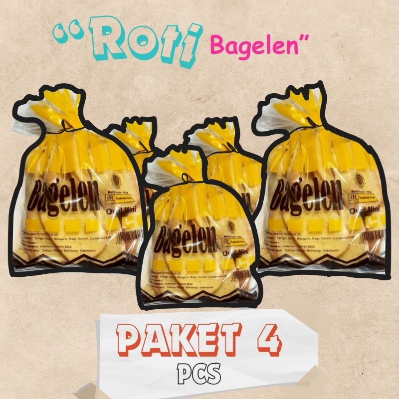 

Roti Kering Bagelen isi 4 pcs