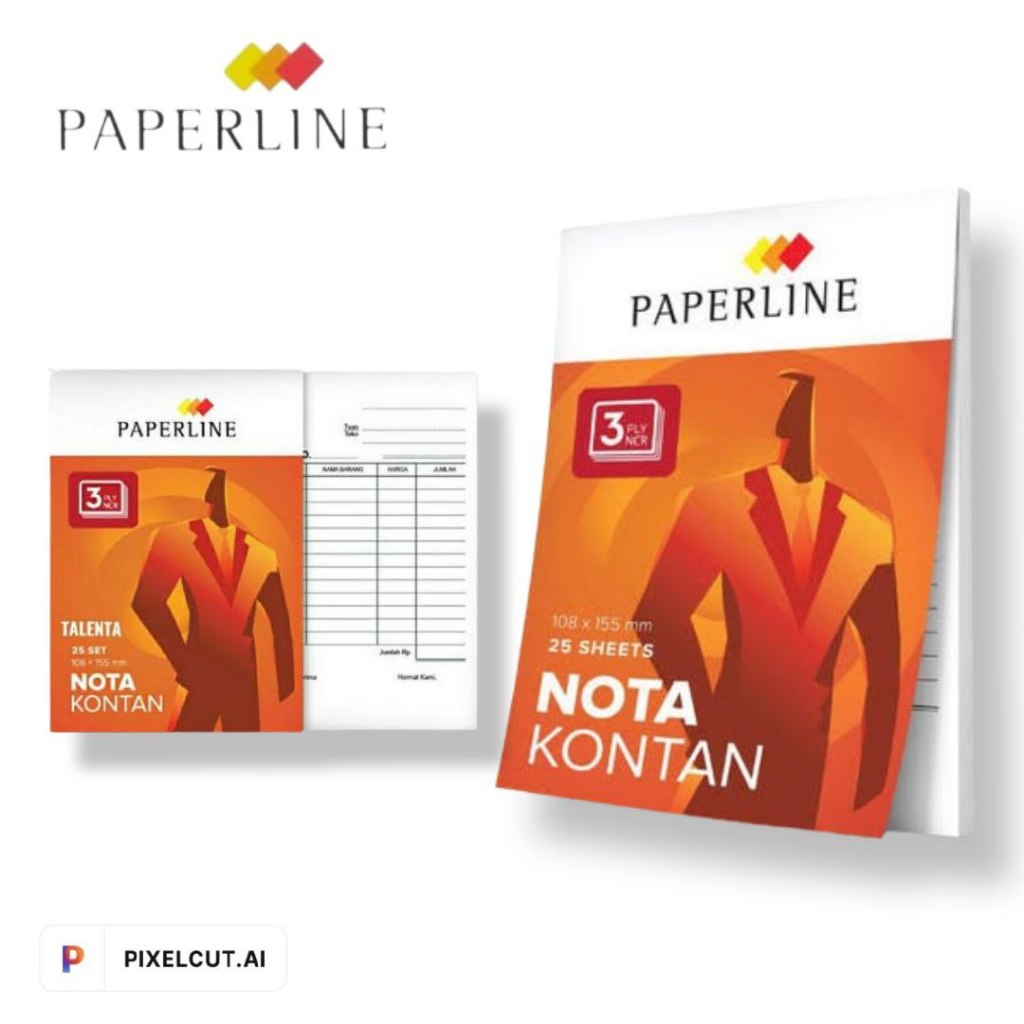 

Nota Paperline Kontan 3ply K3 NCR - PPL NK K3 NCR