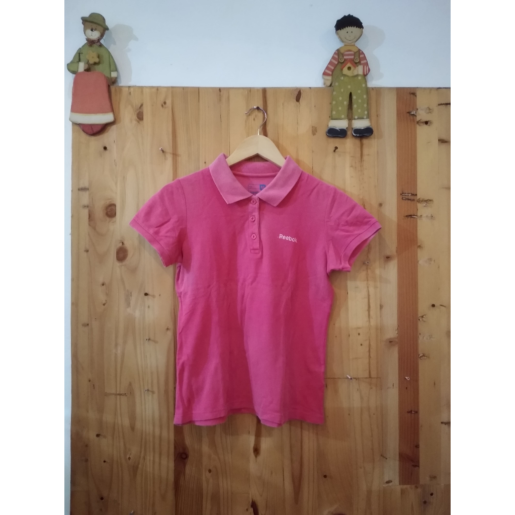 [Preloved] Kaos berkerah wanita merk Reebok original