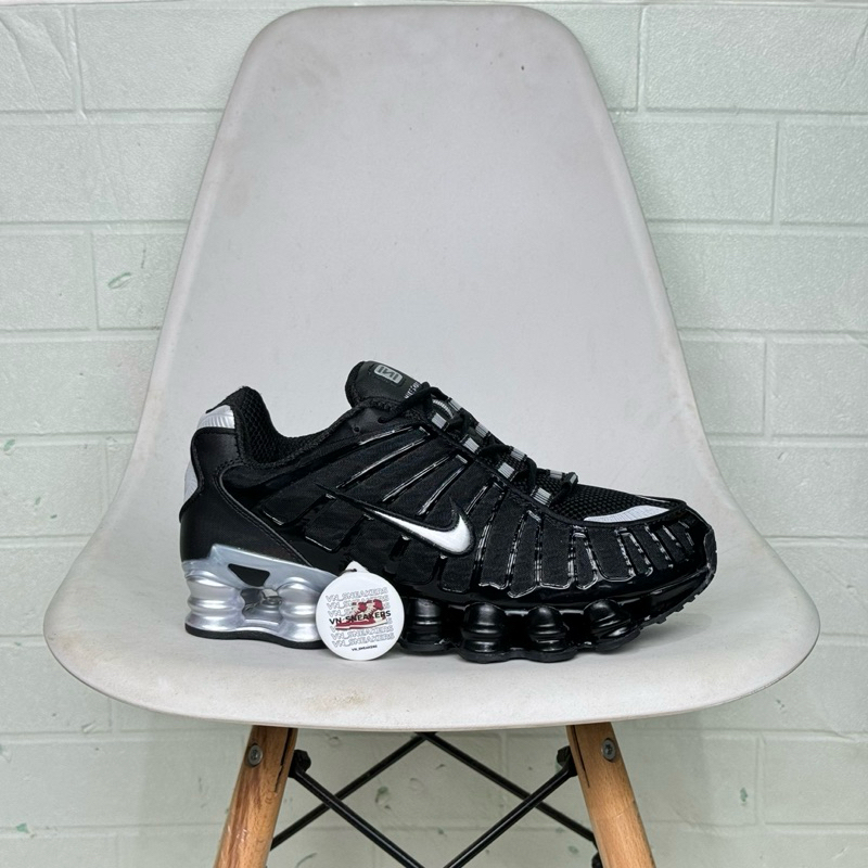 Sepatu Nike Shox TL Black Silver