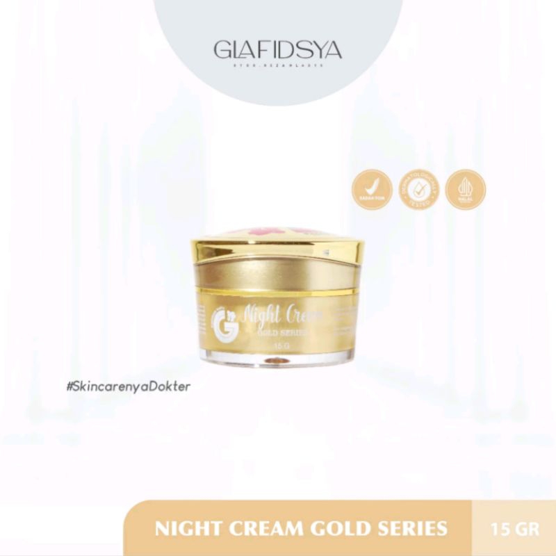 Night Cream Gold Skincare Dr. Reza Gladys