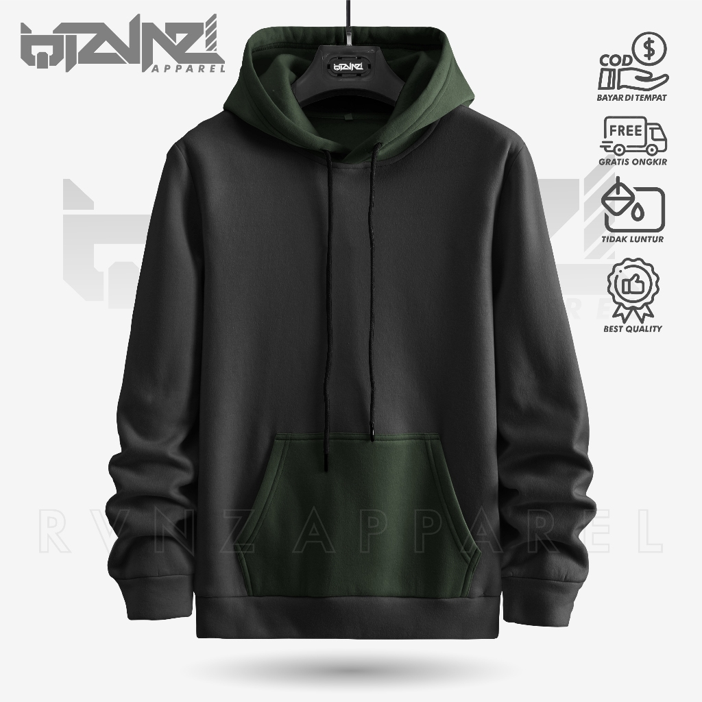 TERBARU  Sweater Hoodie Pria Distro Original Big Size Jumbo M - XXL