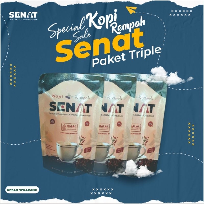 

Paket Triple Kopi Bubuk Kopi Rempat Senat Kopi Robusta - Standing Pouch 100g