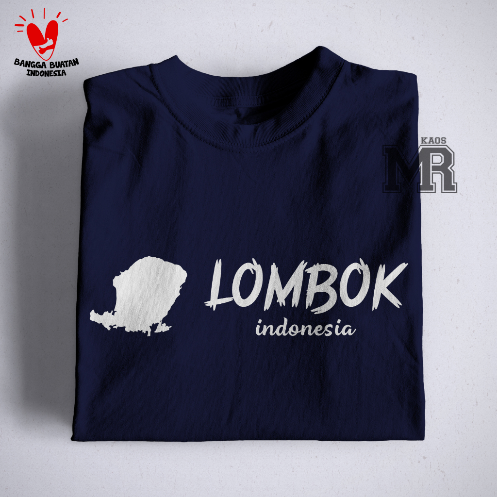 Lombok - Kaos - Baju - T-Shirt - Pakaian - Murah - Pria - Wanita - COD