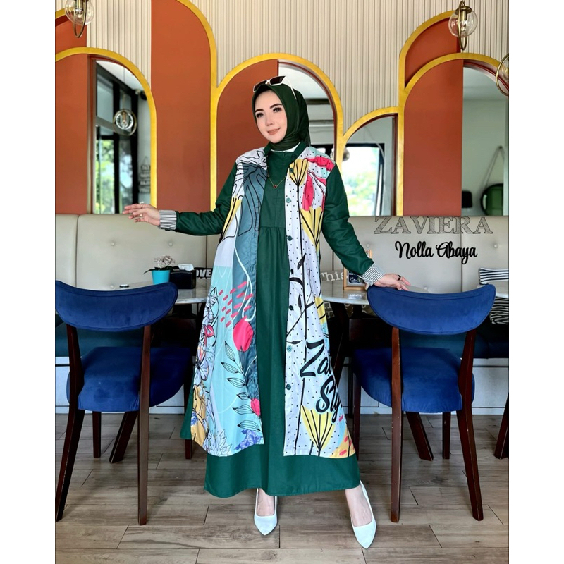 Set Abaya Dress Nolla by Zaviera
