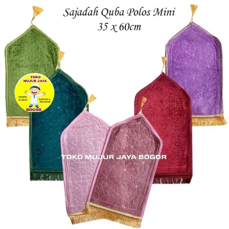 (GROSIR 10 PC) SAJADAH KUBAH kecil TEBAL
