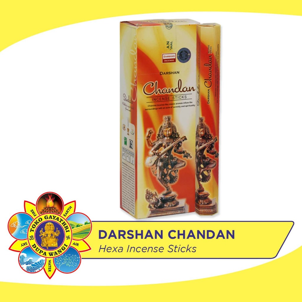 Dupa India Aromaterapi Hexa - Darshan Chandan