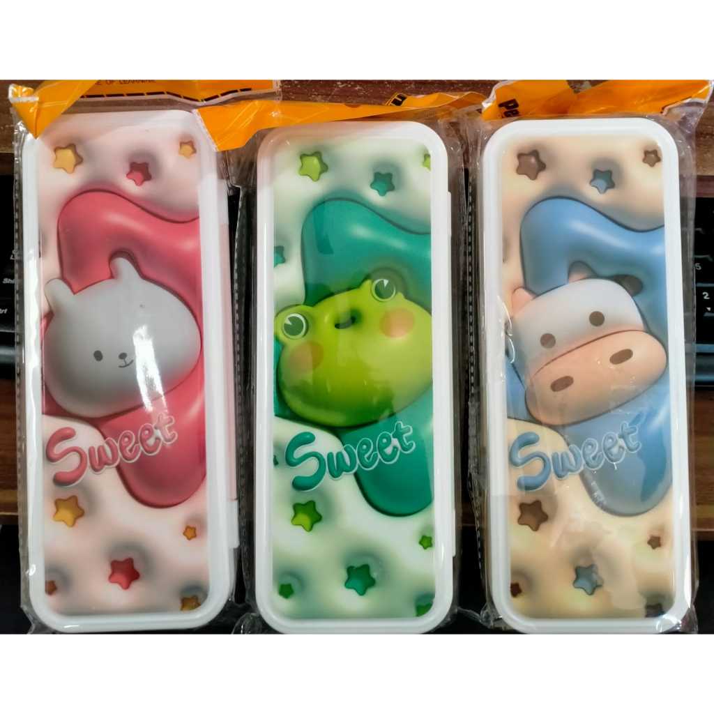 

3 pcs Kotak Pensil Mika ZN-0615