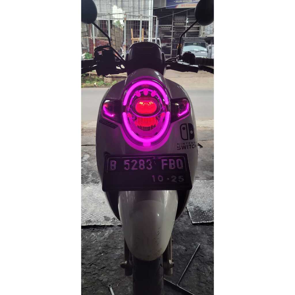 LAMPU LED ALIS SCOOPY FI FULLSET DEPAN BELAKANG + SEN 2014 - 2019