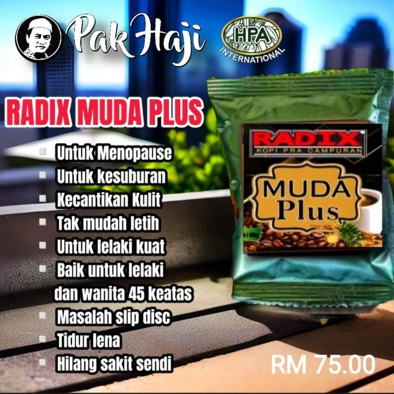 

Kopi Radix Muda Plus HPA Original Pak Haji