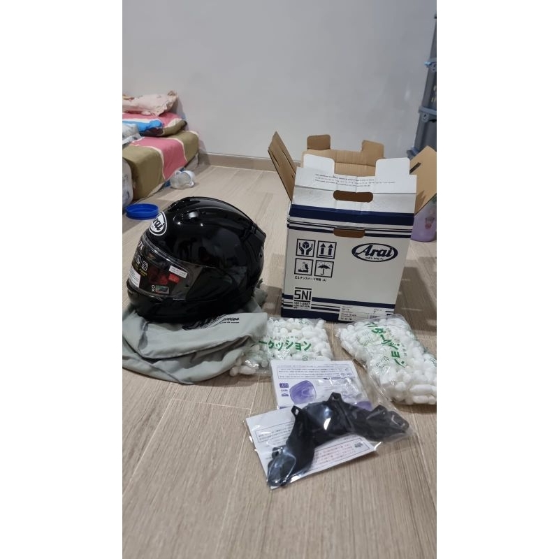 Arai Rx7x Black Glossy SNI Size L