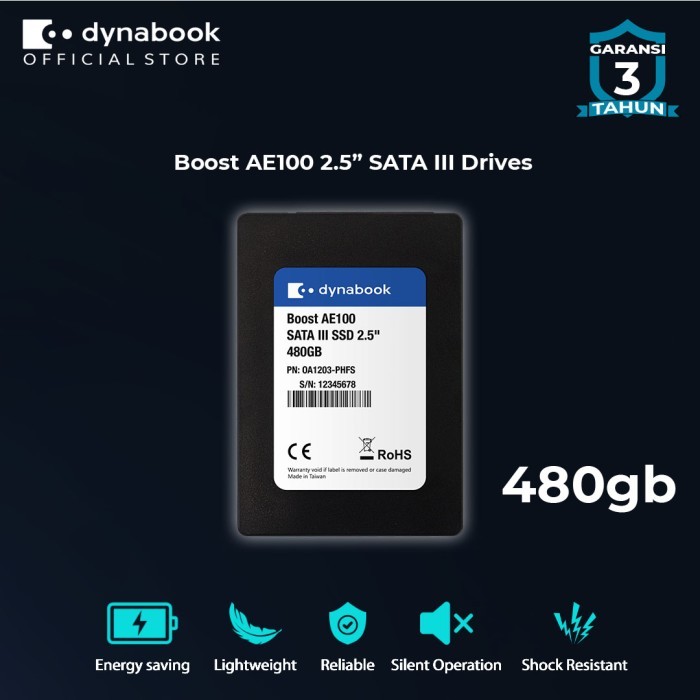 SSD SATAIII DYNABOOK BOOST AE100 480GB ORIGINAL