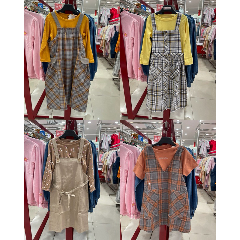 PITO DITO - Set Overall Anak Perempuan (1-14 tahun)