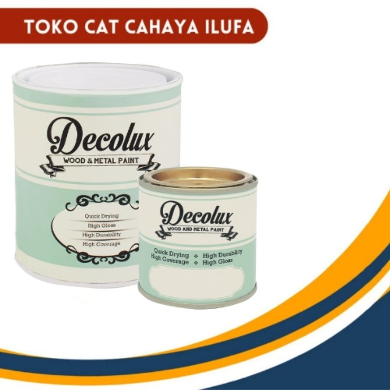 DECOLUX cat besi dan kayu