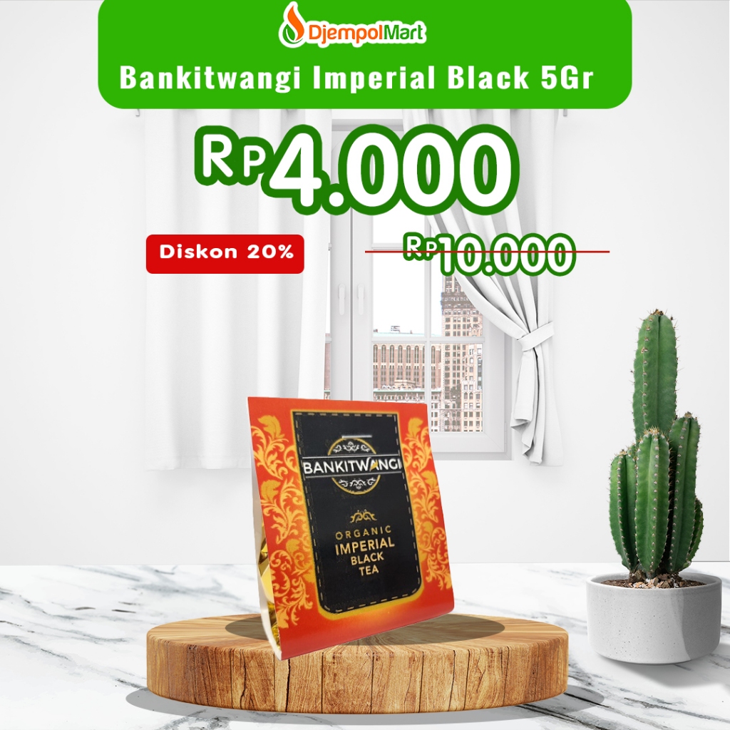 

Bankitwangi Organic Black Tea Imperial 5gr - Teh Organik,Teh Sachet