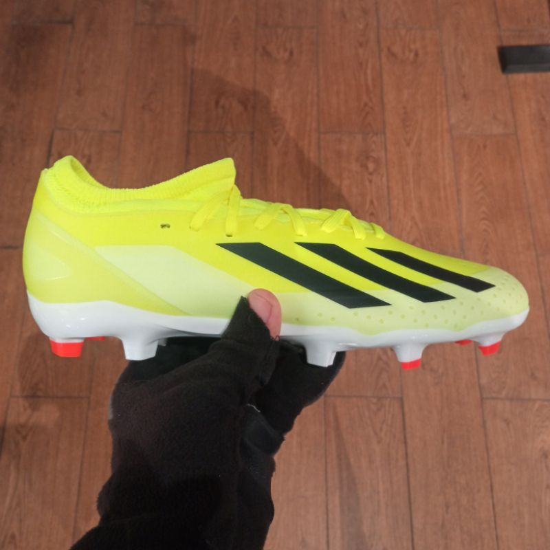 Adidas X Crazyfast League FG IG0605 Yellow Firm Ground Original 100% Ori  Sepatu Bola Branded Resmi 