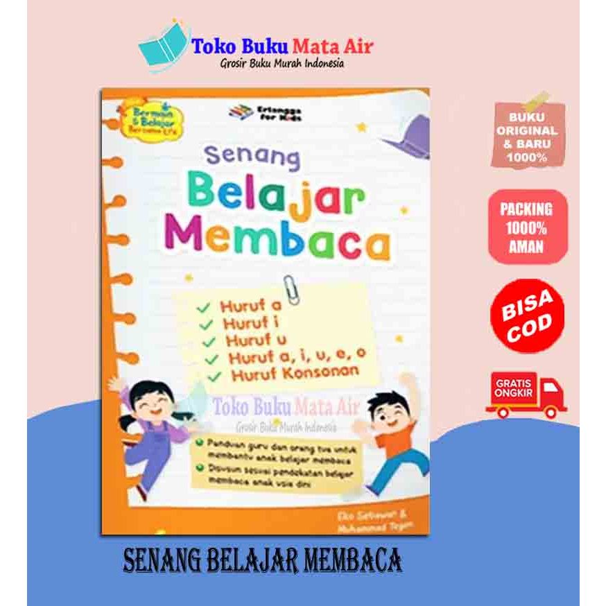 BEST SELLER SENANG BELAJAR MEMBACA - ERLANGGA FOR KIDS