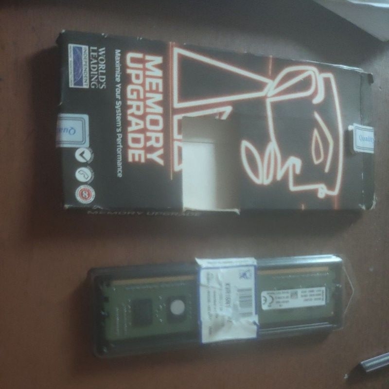 Memori Ram Destop PC-CPU Kingston 2 GB DDR 3 PC-1200 - KVR16N11S6-2