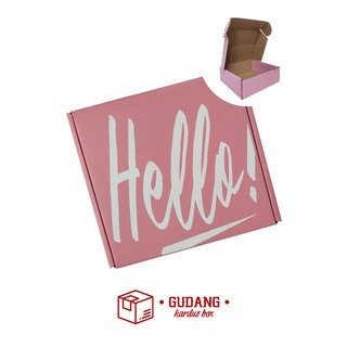 

Kotak craft, Kotak kado, Kotak hampers motif "Hello