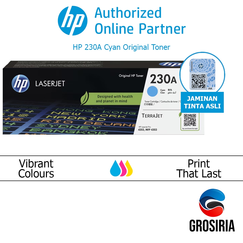 HP Toner Laserjet 230A Cyan Original (W2301A)
