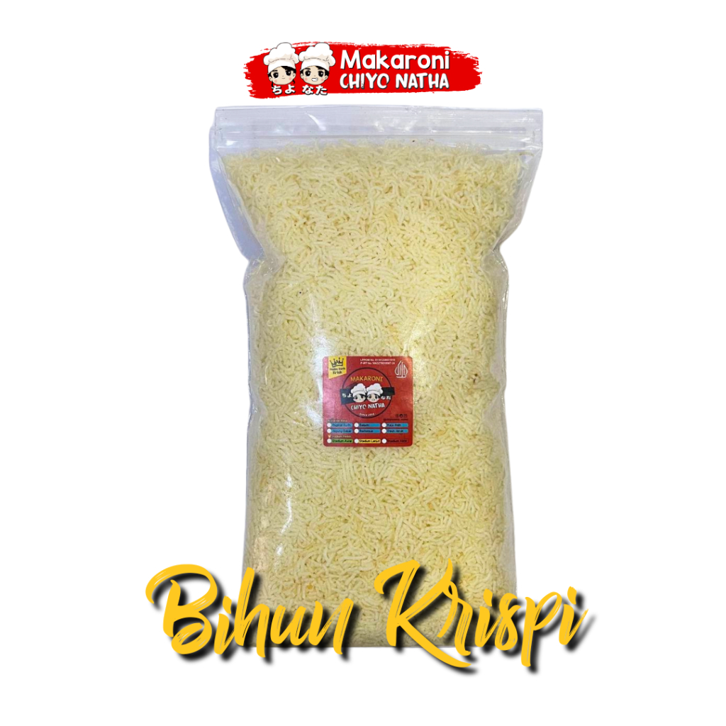 

Bihun Krispi Kemasan Barengan (6 porsi) Chiyo Natha Pedas Kriuk