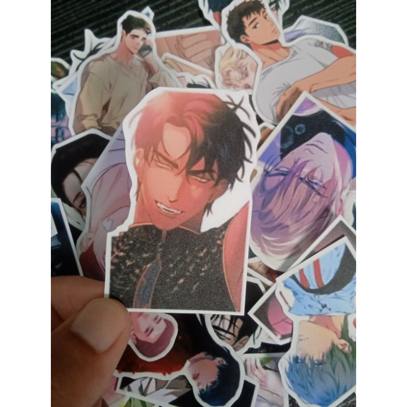 (15 pcs)Custom Stickers Webtoon Manhwa Manhua Yaoi/bl