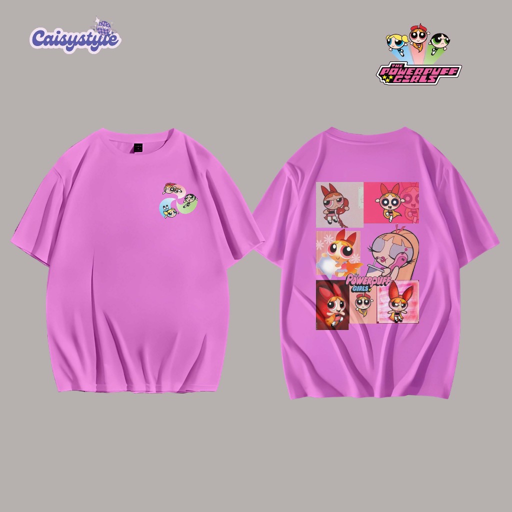 Baju/Kaos Anak Perempuan Powerpuff Girls Bahan Premium