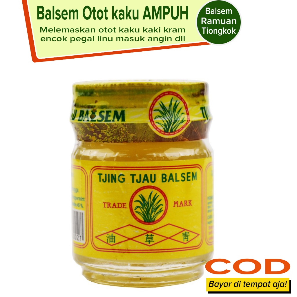 Balsem Balsam Encok Otot kaku Kaki Kram kejang AMPUH Melemaskan otot kaku encok keseleo sakit boyok 