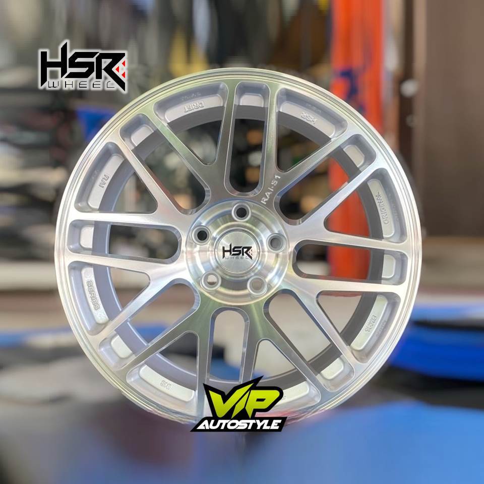 Velg mobil Ring 18 HSR RAI-S1 Racing Honda BRV Civic Ertiga Livina Xpander Terios dll