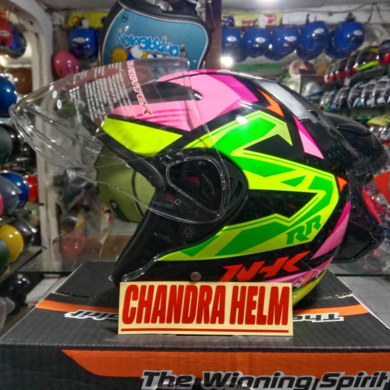 HELM NHK R6 MOTIF ORIGINAL || HELM HALF FACE || NHK R6 ORIGINAL