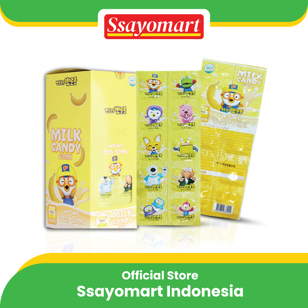 

PORORO Only Milk Candy Banana Flavor - Permen Rasa Susu Pisang 25 strip