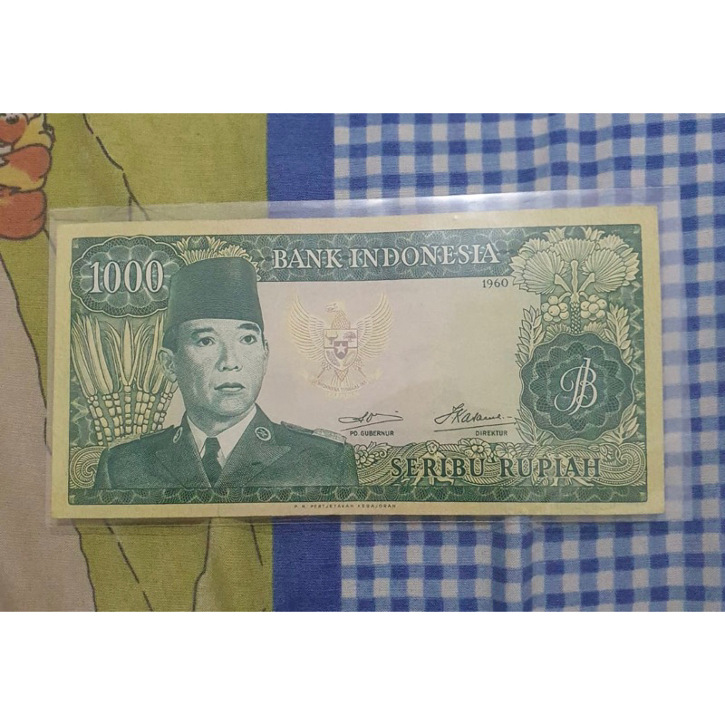Uang Kuno 1000 Rupiah Soekarno 1960