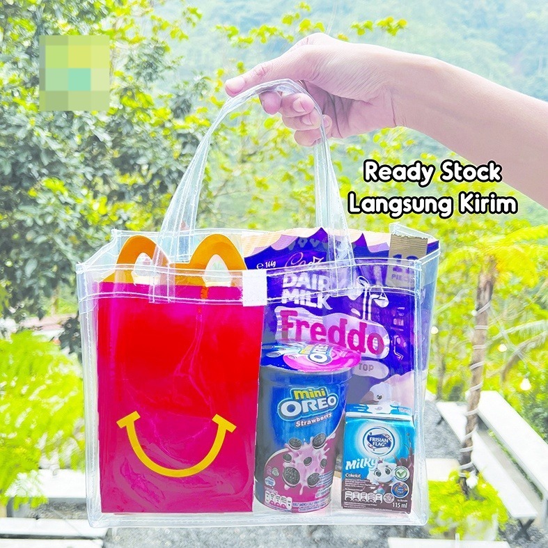

Tas Mika Bening Transparan Tas Anak Ulang Tahun Souvenir Ulang Tahun Hampers Aqiqah Tas Ultah Kue Lebaran